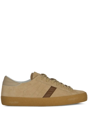 D.A.T.E. Hill Low suede leather sneakers - Neutrals