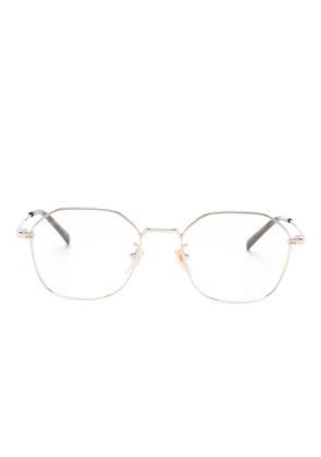 Gucci Eyewear geometric-frame glasses - Gold
