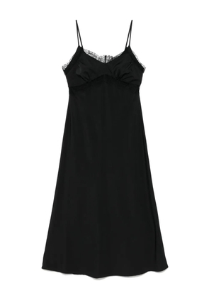 Vivetta lace-trim midi dress - Black