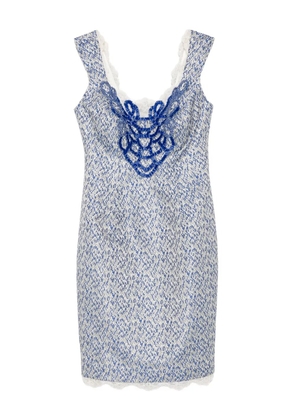 Gemy Maalouf lace-embellished mini dress - White