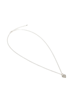 Human Made hear-shapet silver necklace