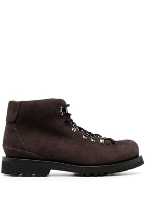 Buttero lace-up leather boots - Brown