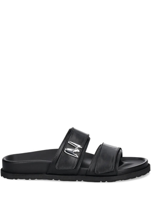 MSGM flat slides - Black