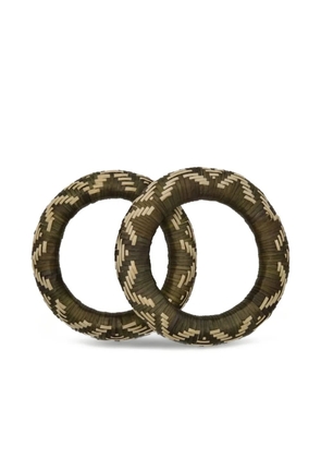 Johanna Ortiz Cosmic Serpent bangles bracelets - Green