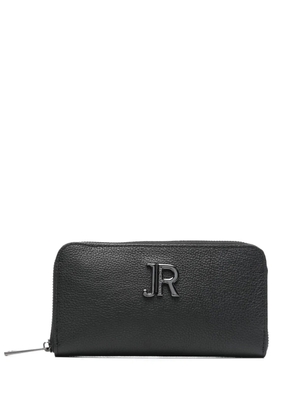 John Richmond logo-lettering wallet - Black