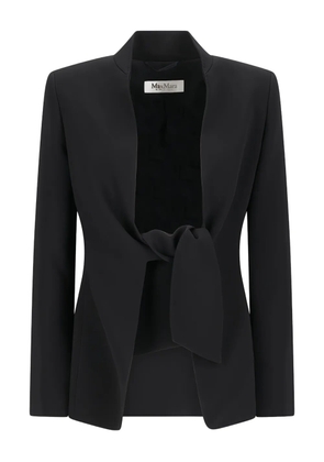 Max Mara Ghiotto tie jacket - Black