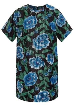 Kenzo Peonies mini dress - Black
