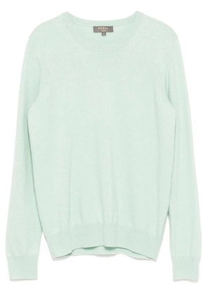 N.Peal Evie Classic Round Neck jumper - Green