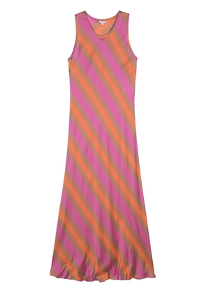 ASPESI striped slip maxi dress - Pink