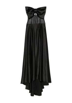 Atu Body Couture bow-detail gown - Black