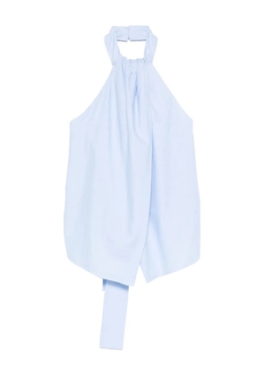 St. Agni halter tie-back top - Blue