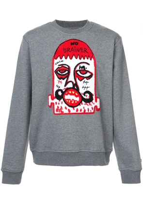 Haculla No Brainer crew neck sweatshirt - Grey
