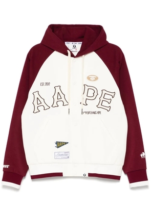 AAPE BY *A BATHING APE® patched jacket - White