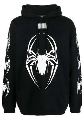 VTMNTS logo print hoodie - Black