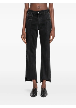 E.L.V DENIM split-hem jeans - Black