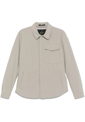 Montecore classic-collar shirt jacket - Grey