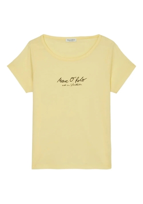 Marc O'Polo logo-print t-shirt - Yellow