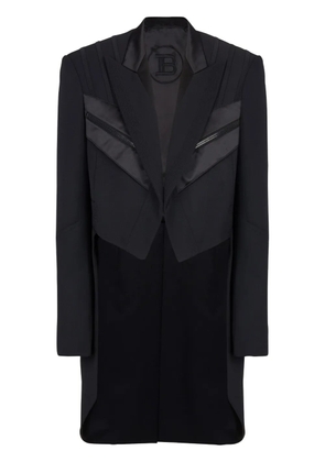 Balmain single-breasted wool tailcoat - Black