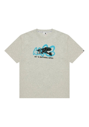 AAPE BY *A BATHING APE® graphic-print T-shirt - Grey