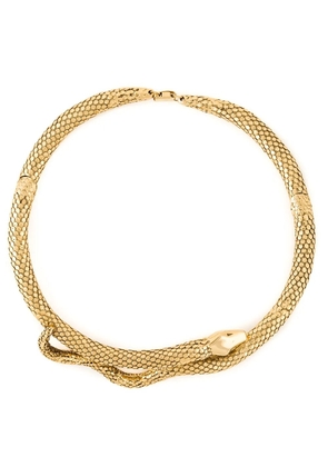 Aurelie Bidermann 'Tao' snake necklace - Metallic