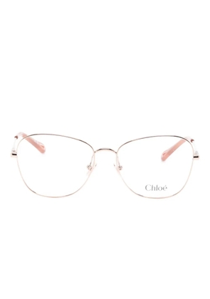 Chloé Eyewear oval-frame glasses - Gold