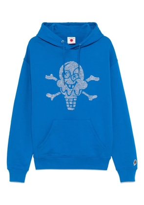 ICECREAM Rhinestone Cones & Bones Popover hoodie - Blue