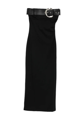 Palmatic Studio belt-detail strapless maxi dress - Black