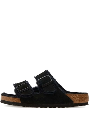 Birkenstock Arizona shearling buckled sandals - Black
