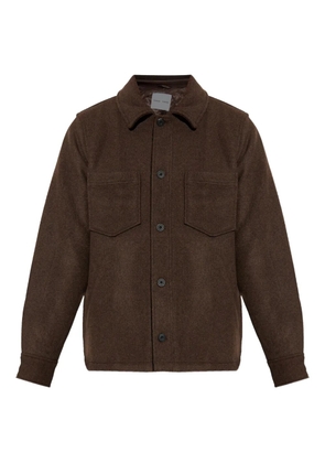 SAMSOE SAMSOE oversized shirt jacket - Brown