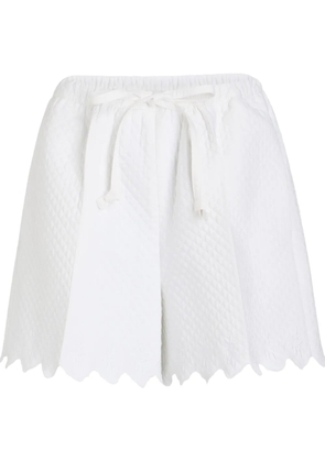 Patou quilted shorts - White