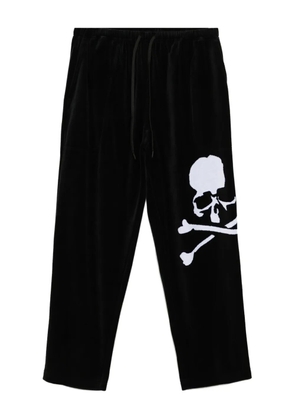 Mastermind World logo-print trousers - Black