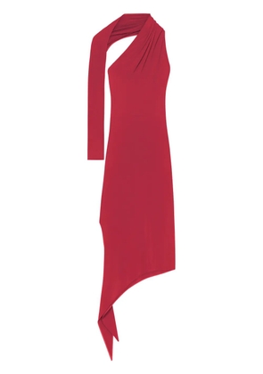 Courrèges Slash crepe maxi dress - Red