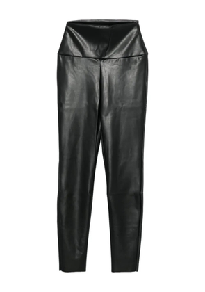 Norma Kamali faux-leather leggings - Black