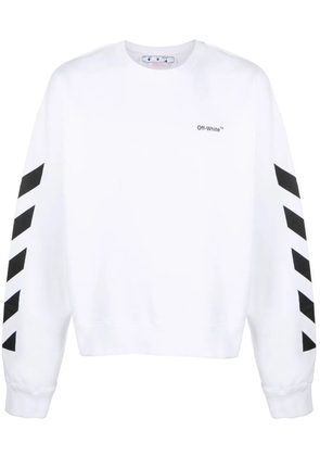 Off-White logo-print cotton sweatshirt