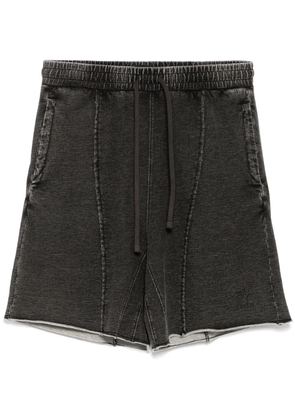 FIVE CM logo-embroidered shorts - Grey