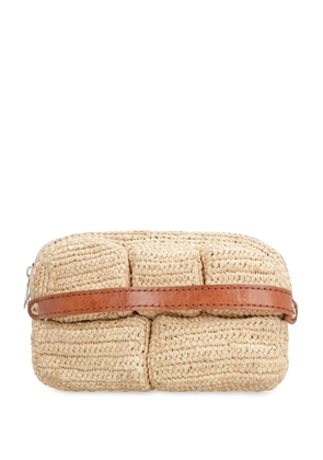 MADE FOR A WOMAN Bombé clutch bag - Neutrals