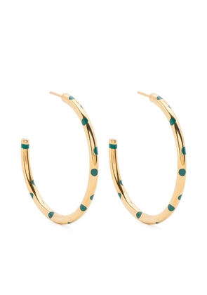 Aurelie Bidermann Positano hoop earrings - Gold