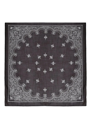 Destin paisley bandana scarf - Brown