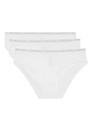Marc O'Polo logo-waistband briefs (pack of three) - White
