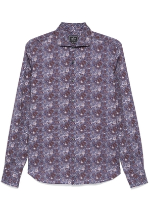 Orian paisley print shirt - Blue