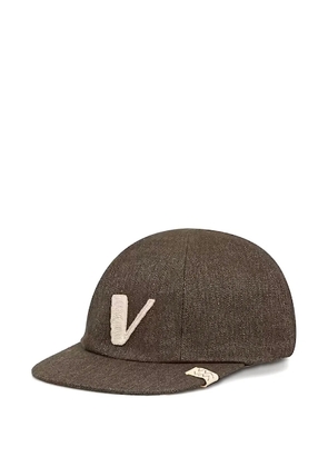 visvim logo-patch cap - Green