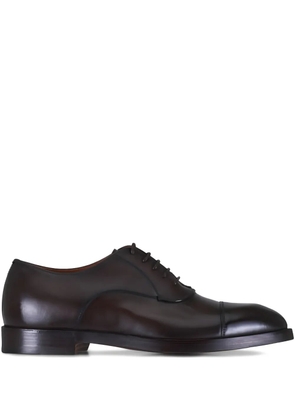 Zegna Torino leather Oxford shoes - Brown