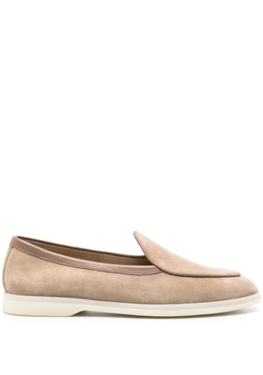 Scarosso Livio suede loafers - Neutrals