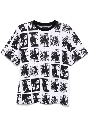 RASSVET patterned-jacquard T-shirt - Black