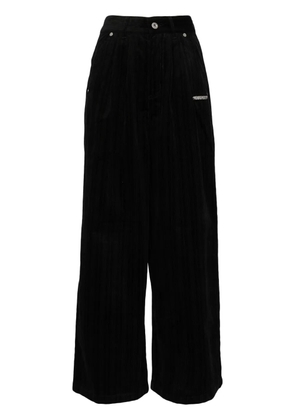 Musium Div. corduroy straight trousers - Black