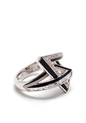 Stephen Webster 18kt white gold Vertigo Obtuse diamond ring - Silver