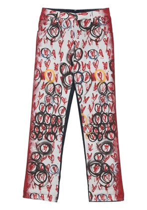 Charles Jeffrey Loverboy Exclusive Painted Art jeans - Grey
