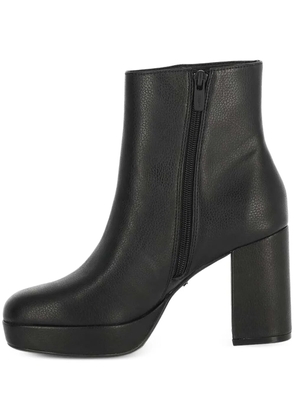 MEXX 97mm platform block-heel boots - Black