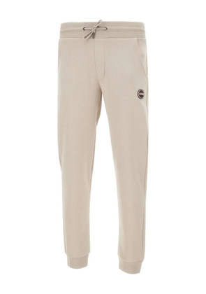 Colmar logo-patch cuffed track pants - Neutrals