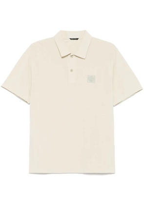Stone Island Compass-motif polo shirt - Neutrals